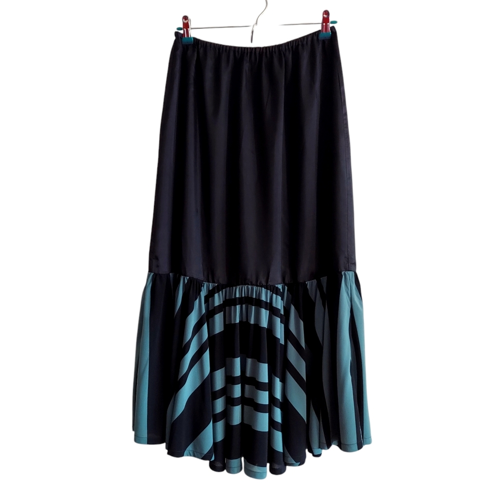 Lorrie Kabala Tiered Midi Skirt